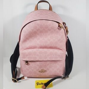 Coach Taylor Backpack In Powder Pink NWT